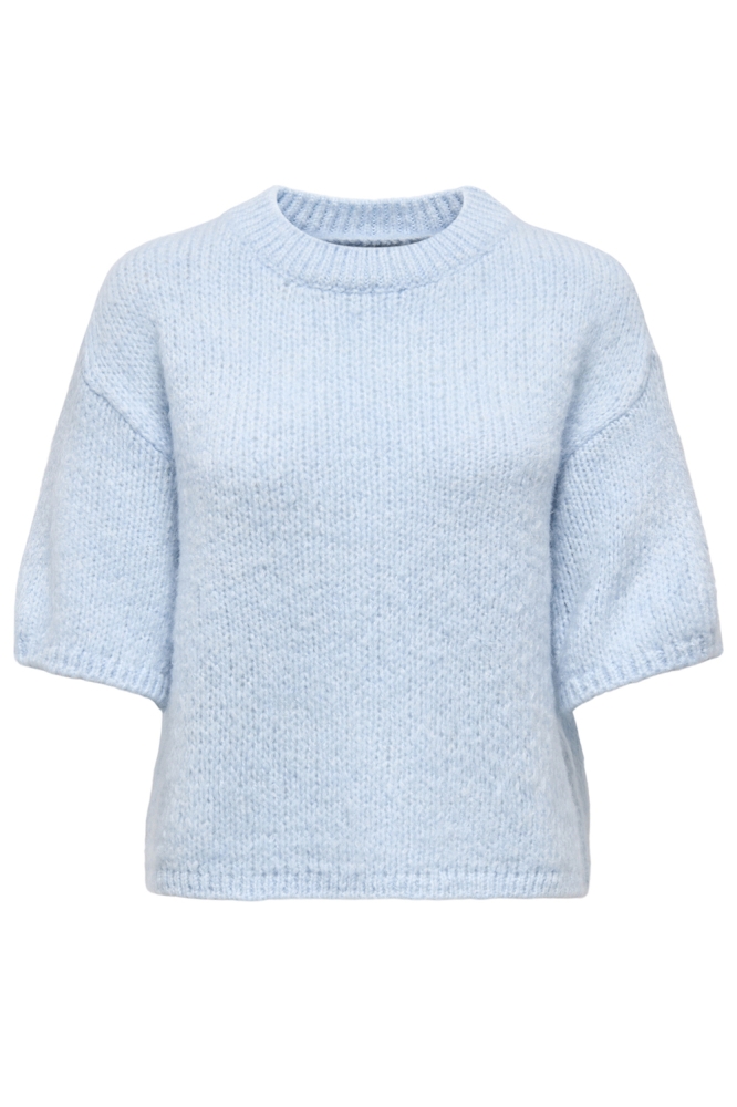 JDYLINEA S/S PULLOVER O-NECK KNT 15367237 Cashmere Blue